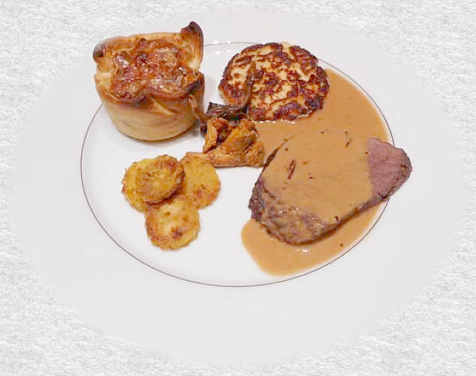 filet de sanglier à la sauce aux canneberges