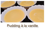 Pudding à la vanille