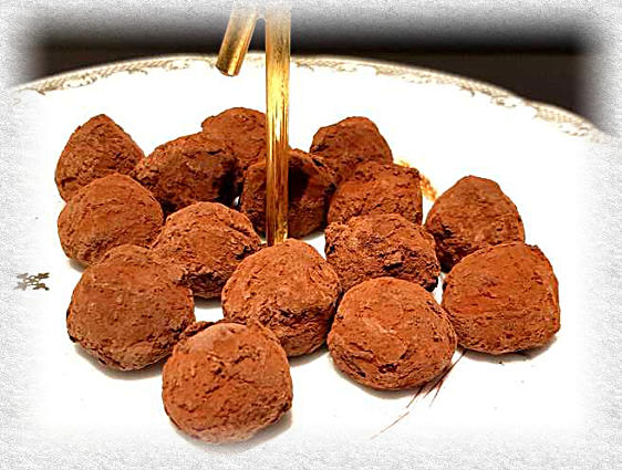 les truffes au chocolat