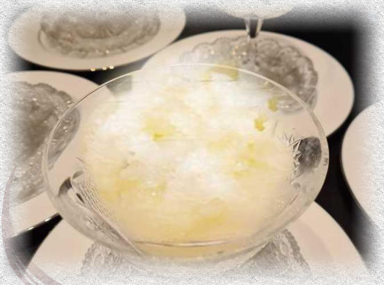 sorbet à l'akvavit