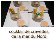cocktail de crevettes de la mer du Nord