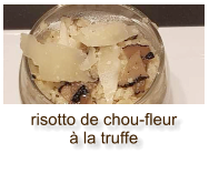 risotto de chou-fleur à la truffe