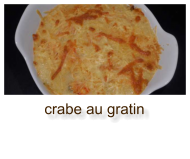 crabe au gratin