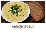 salade d'oeuf