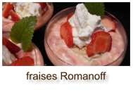 fraises Romanoff