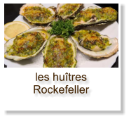 les huîtres Rockefeller