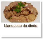 blanquette de dinde