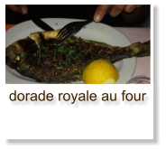 dorade royale au four