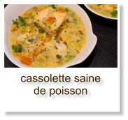 cassolette saine de poisson