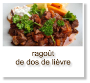 ragoût de dos de lièvre