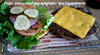 Foto: smashburger original - les ingrédients