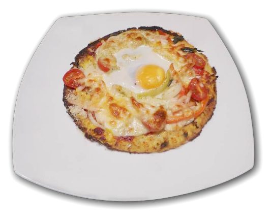 Pizza de chou-fleur 'o sole mio'
