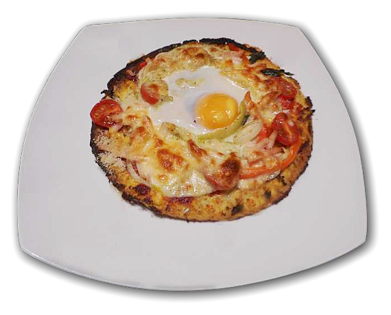 Pizza de chou-fleur 'o sole mio'