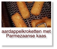 aardappelkroketten met Parmezaanse kaas