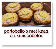 portobello’s met kaas en kruidenboter