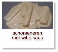 schorseneren met witte saus