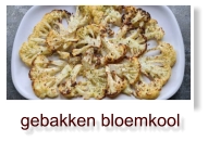 gebakken bloemkool