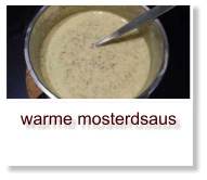 warme mosterdsaus