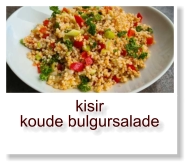 kisirkoude bulgursalade