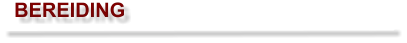 BEREIDING