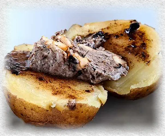 zwarte knoflookboter