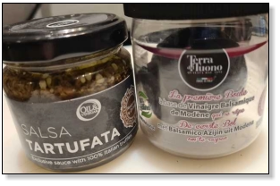 salsa tartufata en balsamicobol