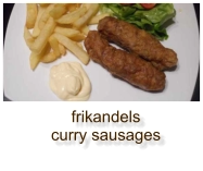 frikandelscurry sausages