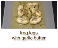 frog legs with garlic butter