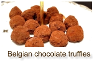 Belgian chocolate truffles