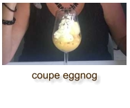coupe eggnog