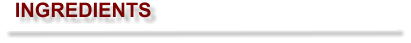 INGREDIENTS