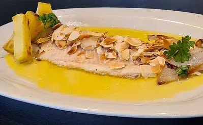 trout with almonds