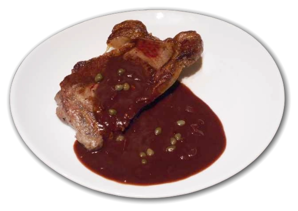 steak with balsamic vinegar sauce