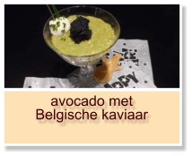 avocado met Belgische kaviaar