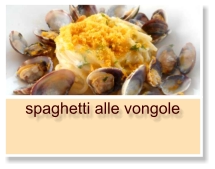 spaghetti alle vongole