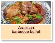Arabisch barbecue buffet