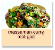 massaman curry met geit