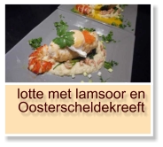lotte met lamsoor en Oosterscheldekreeft