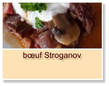 bœuf Stroganov