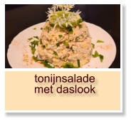 tonijnsalade met daslook