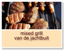 mixed grill van de jachtbuit