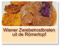 Wiener Zwiebelrostbraten uit de Römertopf