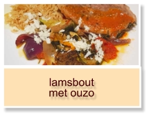 lamsbout  met ouzo