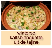 winterse kalfsblanquette uit de tajine