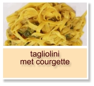 tagliolini met courgette