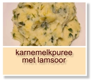 karnemelkpuree met lamsoor