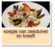 soepje van zeeduivel en kreeft