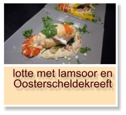 lotte met lamsoor en Oosterscheldekreeft