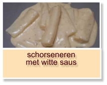 schorseneren met witte saus