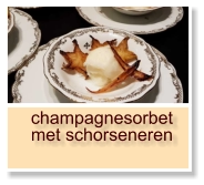 champagnesorbet met schorseneren